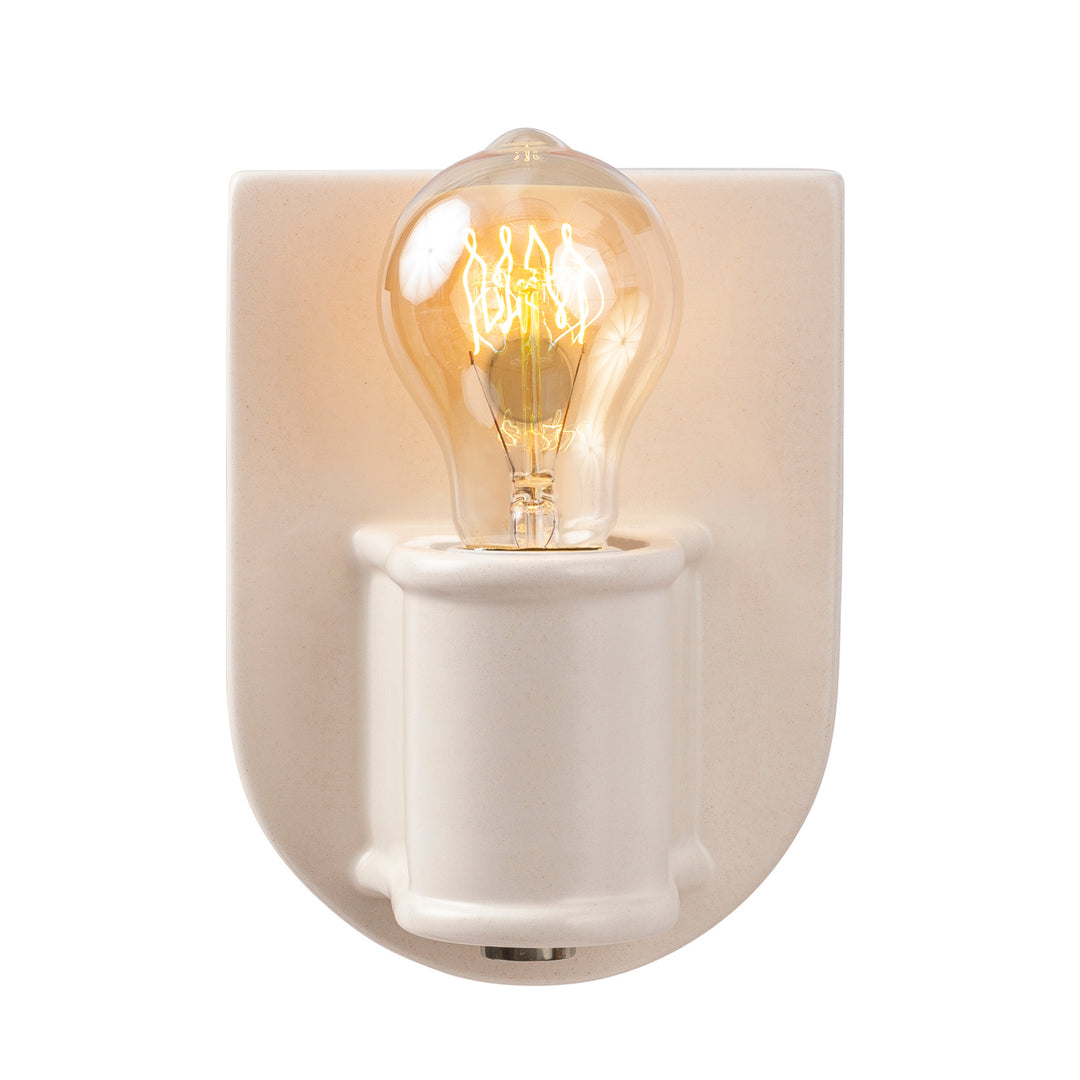 Justice Designs American Classics CER-7031-MAT-NCKL Wall Light - Matte White