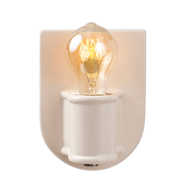 Justice Designs American Classics CER-7031-MAT-NCKL Wall Light - Matte White