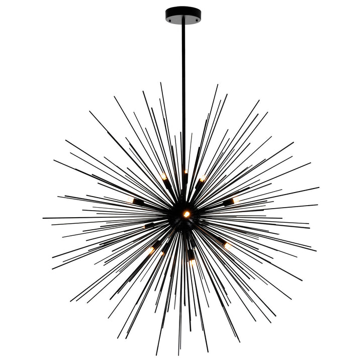 CWI Savannah 1034p40-14-101 Chandelier Light - Black