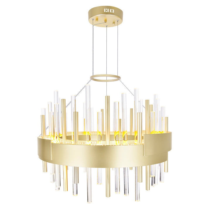 CWI Millipede 1245p20-602 Pendant Light - Satin Gold