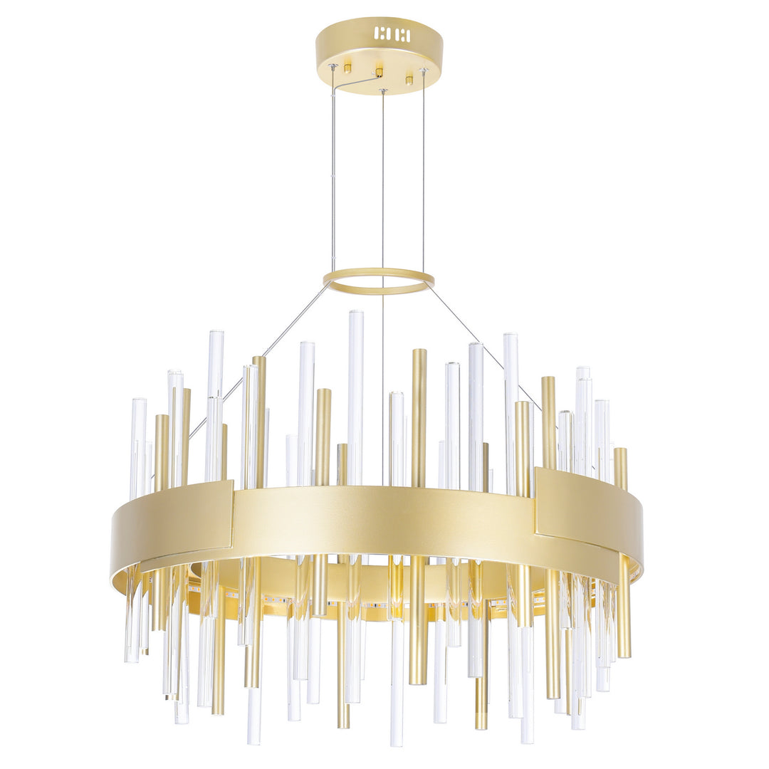 CWI Millipede 1245p20-602 Pendant Light - Satin Gold