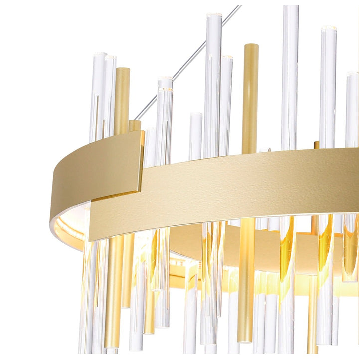 CWI Millipede 1245p26-602 Chandelier Light - Satin Gold