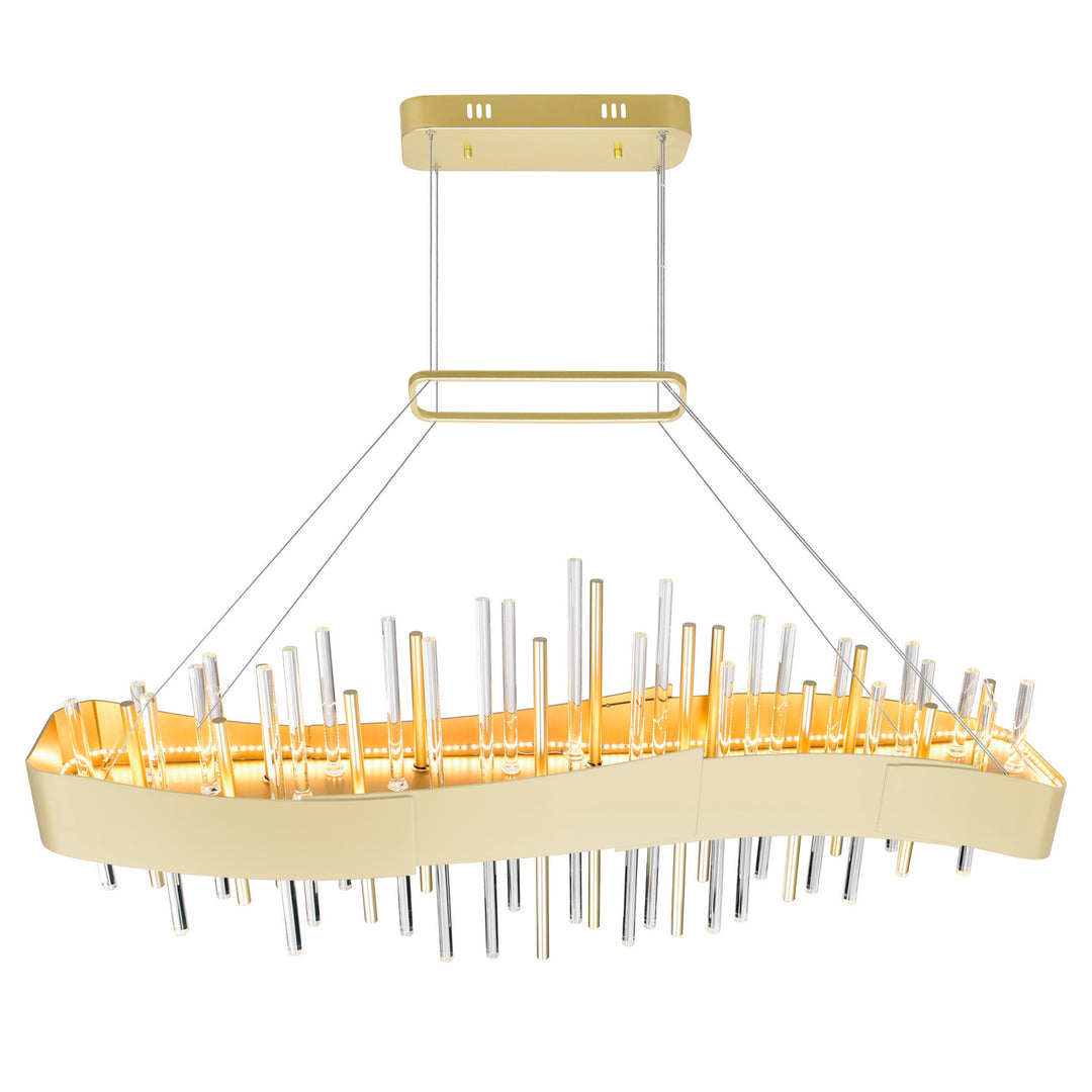 CWI Millipede 1245p40-602 Pendant Light - Satin Gold