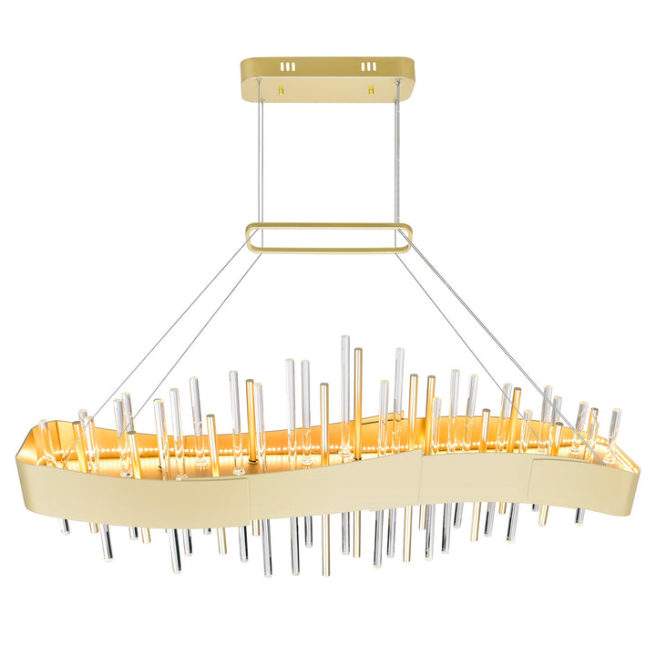 CWI Millipede 1245p40-602 Pendant Light - Satin Gold