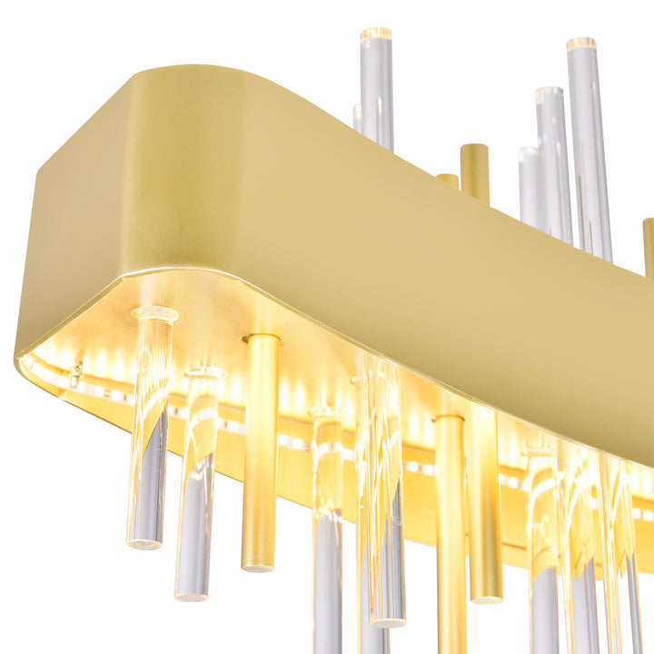 CWI Millipede 1245p40-602 Pendant Light - Satin Gold