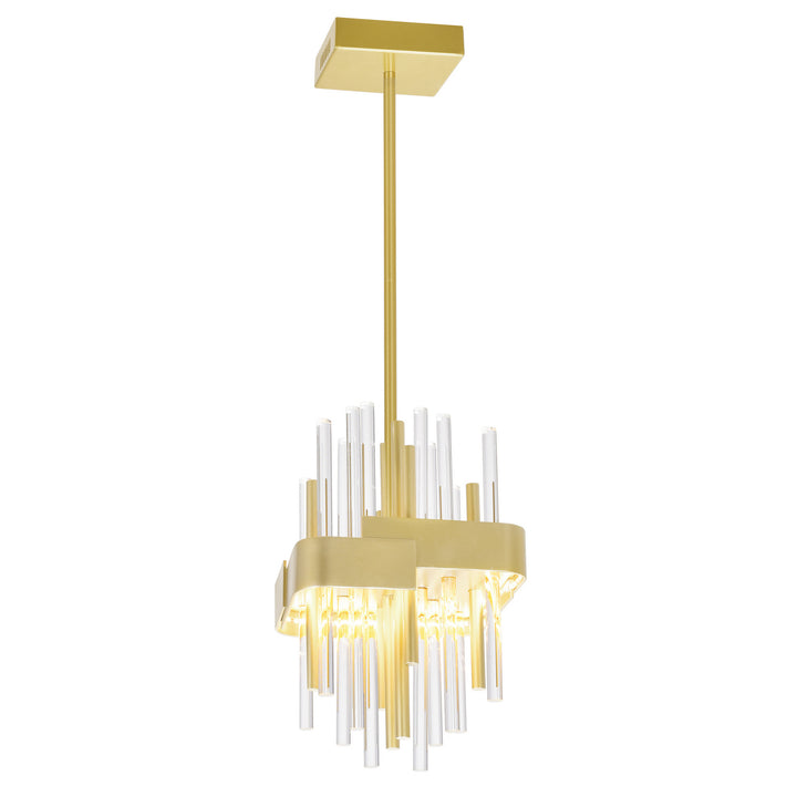 CWI Millipede 1245p8-602 Pendant Light - Satin Gold