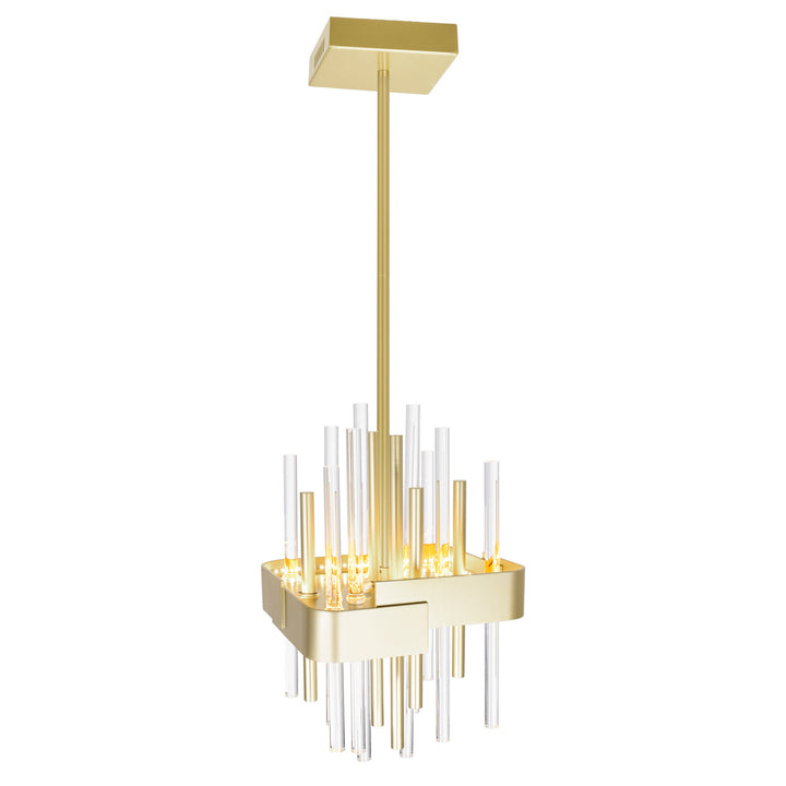 CWI Millipede 1245p8-602 Pendant Light - Satin Gold