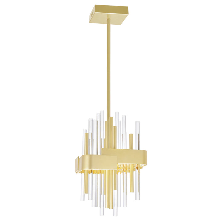 CWI Millipede 1245p8-602 Pendant Light - Satin Gold