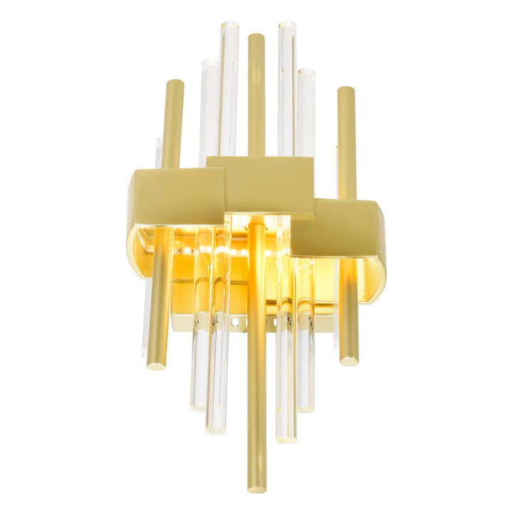 CWI Millipede 1245w7-1-602 Wall Sconce Light - Satin Gold