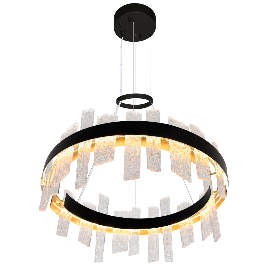 CWI Guadiana 1246p32-101 Chandelier Light - Black