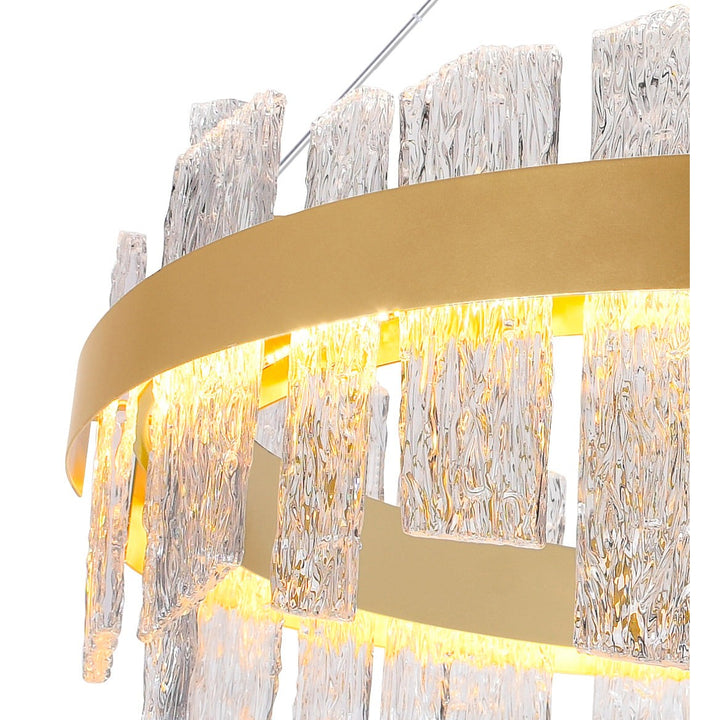 CWI Guadiana 1246p32-602 Chandelier Light - Satin Gold