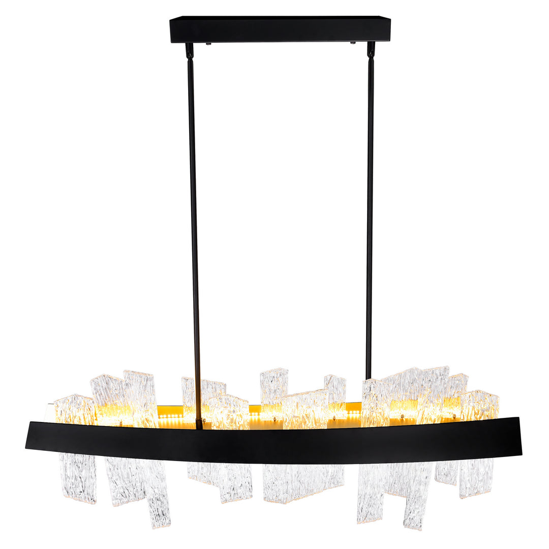 CWI Guadiana 1246p39-101 Pendant Light - Black