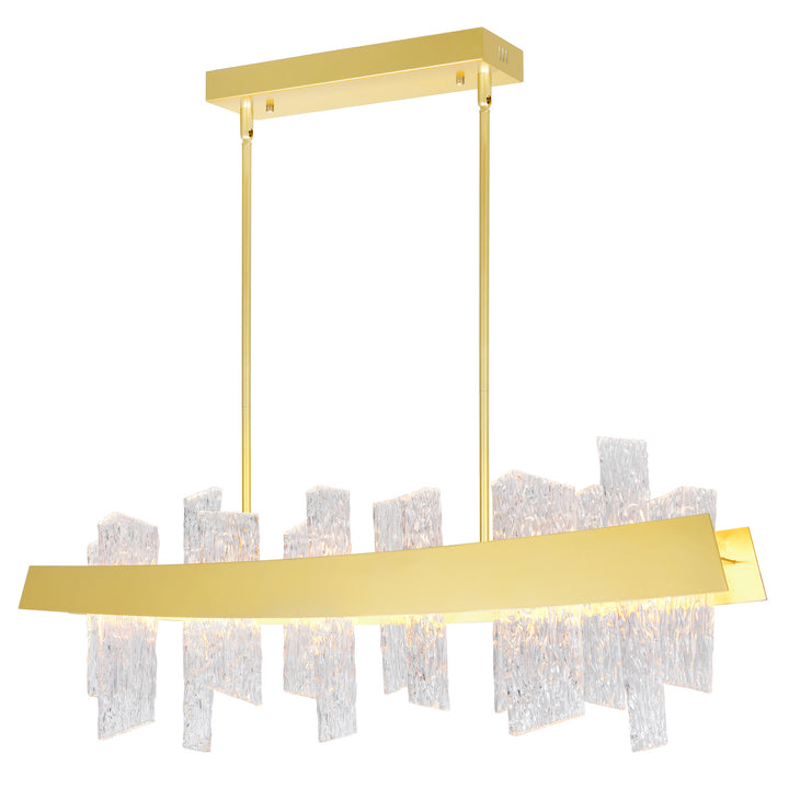 CWI Guadiana 1246p39-602 Pendant Light - Satin Gold