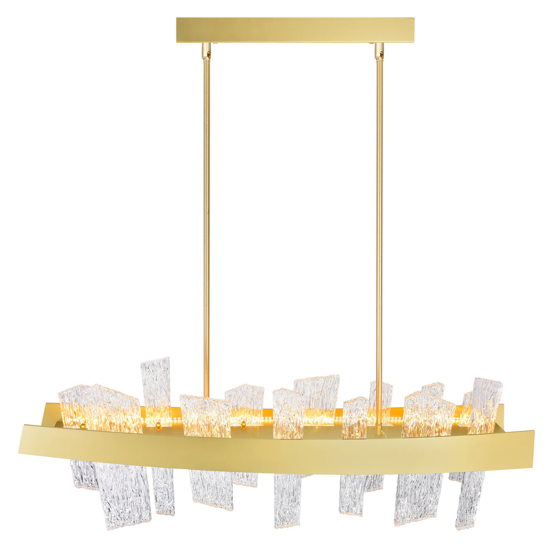 CWI Guadiana 1246p39-602 Pendant Light - Satin Gold
