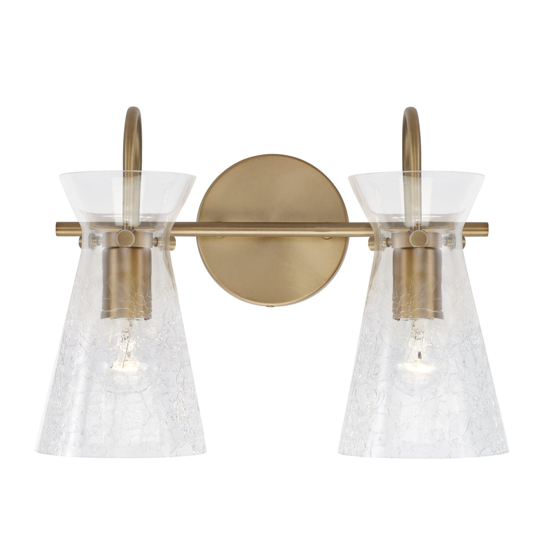 Capital Mila 142421AD Bath Vanity Light 15 in. wide - Aged Brass