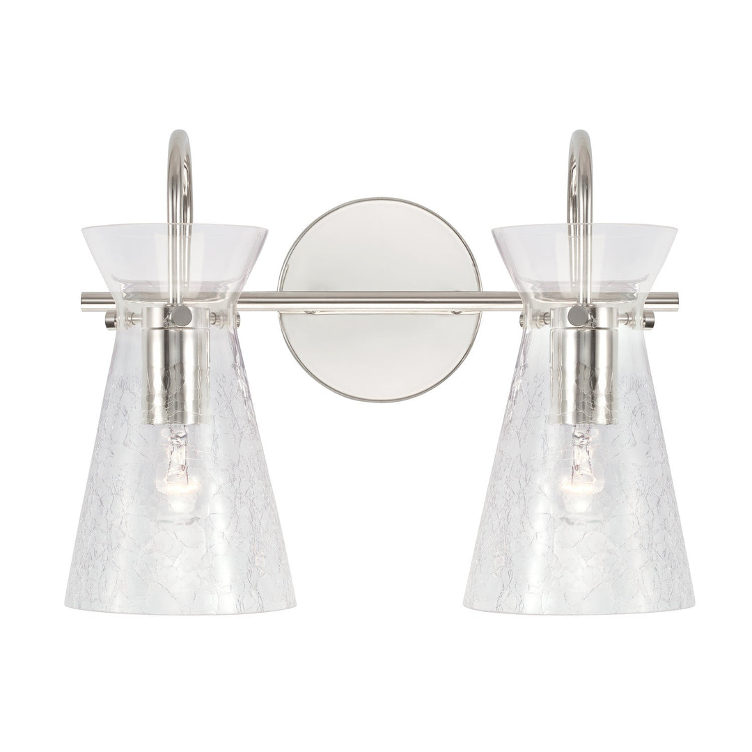 Capital Mila 142421PN Bath Vanity Light 15 in. wide - Polished Nickel