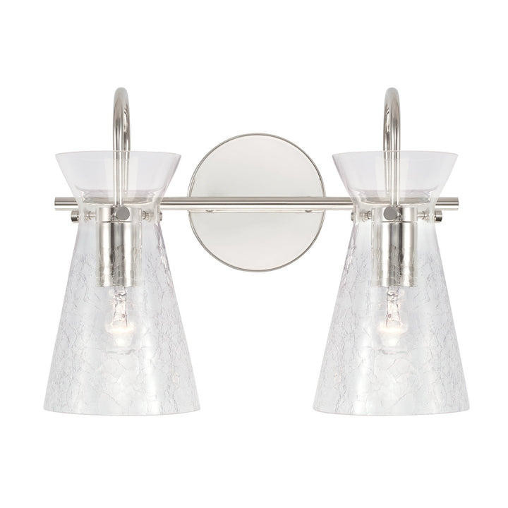 Capital Mila 142421PN Bath Vanity Light 15 in. wide - Polished Nickel