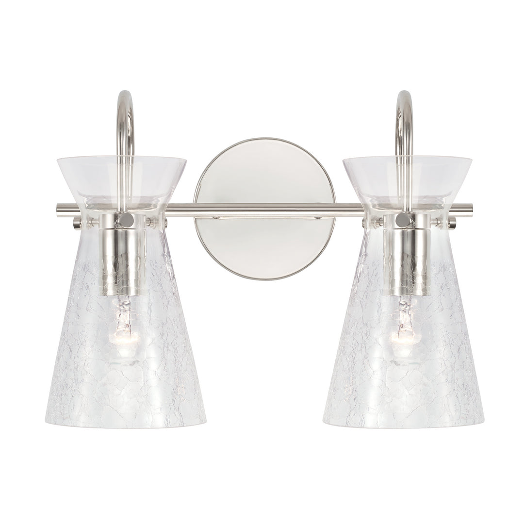 Capital Mila 142421PN Bath Vanity Light 15 in. wide - Polished Nickel