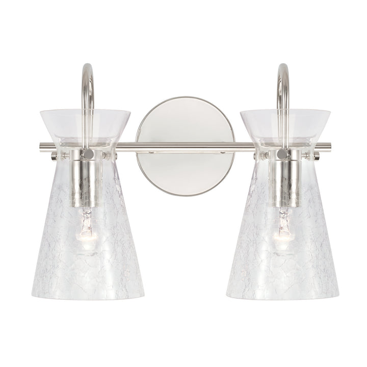 Capital Mila 142421PN Bath Vanity Light 15 in. wide - Polished Nickel