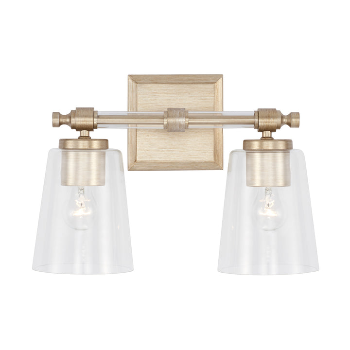 Capital Breigh 144821BS-523 Bath Vanity Light 14 in. wide - Brushed Champagne