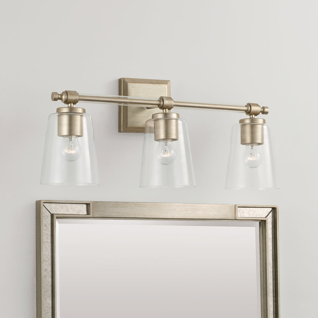 Capital Breigh 144831BS-523 Bath Vanity Light 23 in. wide - Brushed Champagne