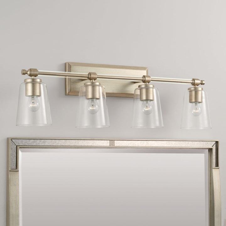 Capital Breigh 144841BS-523 Bath Vanity Light 32 in. wide - Brushed Champagne