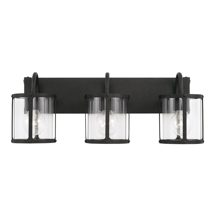 Capital Brennen 144931BI-527 Bath Vanity Light 26 in. wide - Black Iron