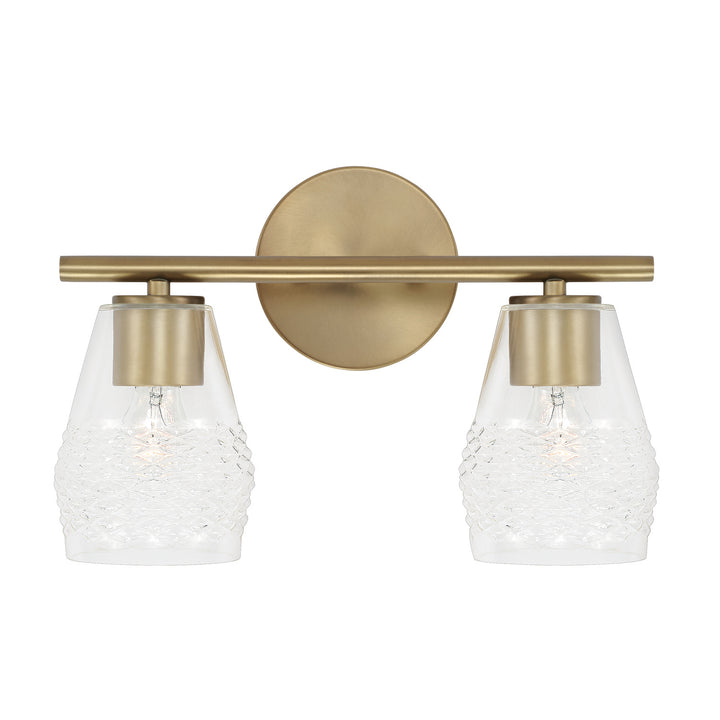 Capital Dena 145021AD-524 Bath Vanity Light 14 in. wide - Aged Brass