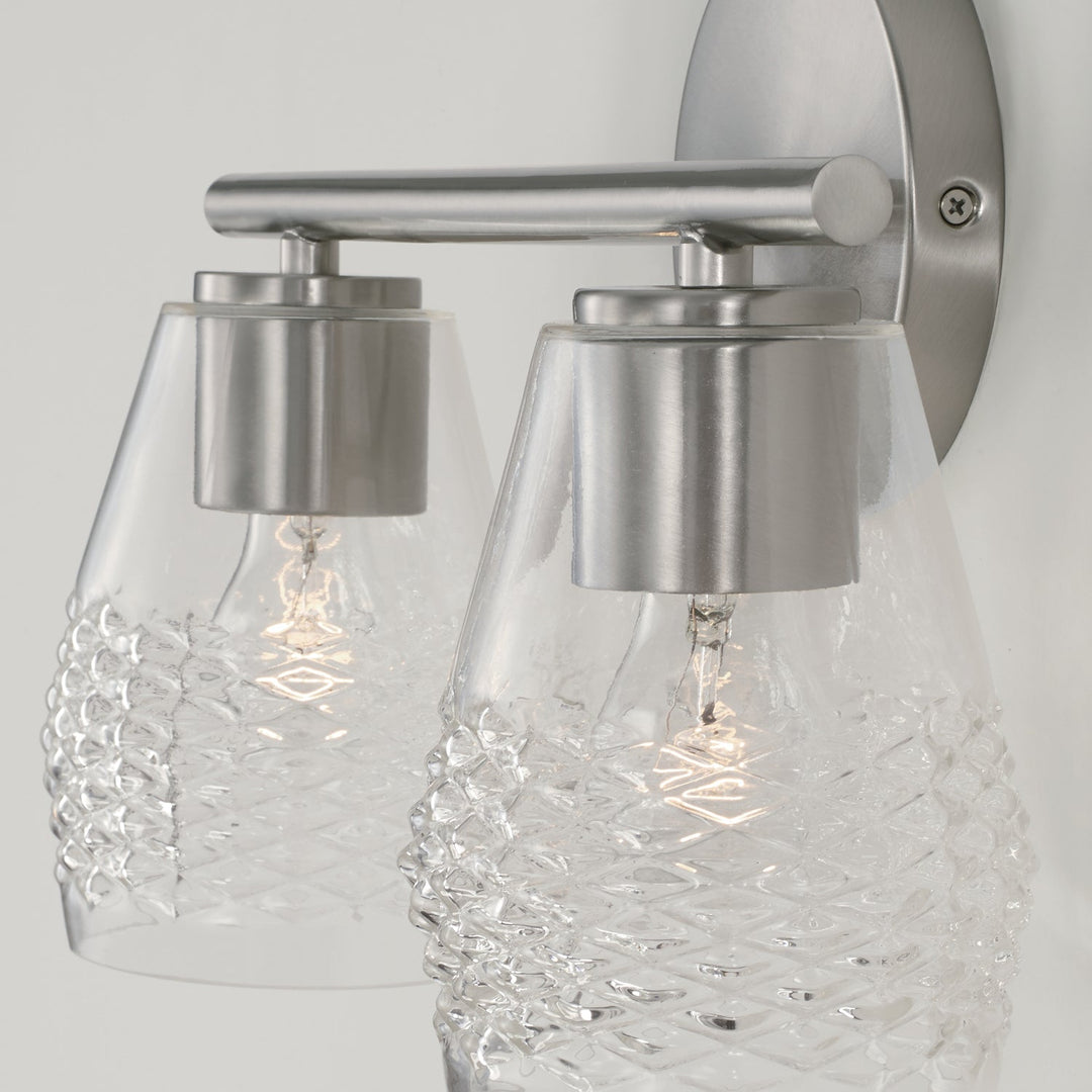 Capital Dena 145021BN-524 Bath Vanity Light 14 in. wide - Brushed Nickel