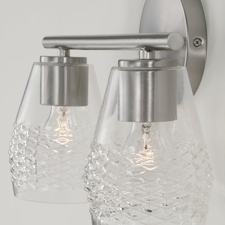 Capital Dena 145021BN-524 Bath Vanity Light 14 in. wide - Brushed Nickel