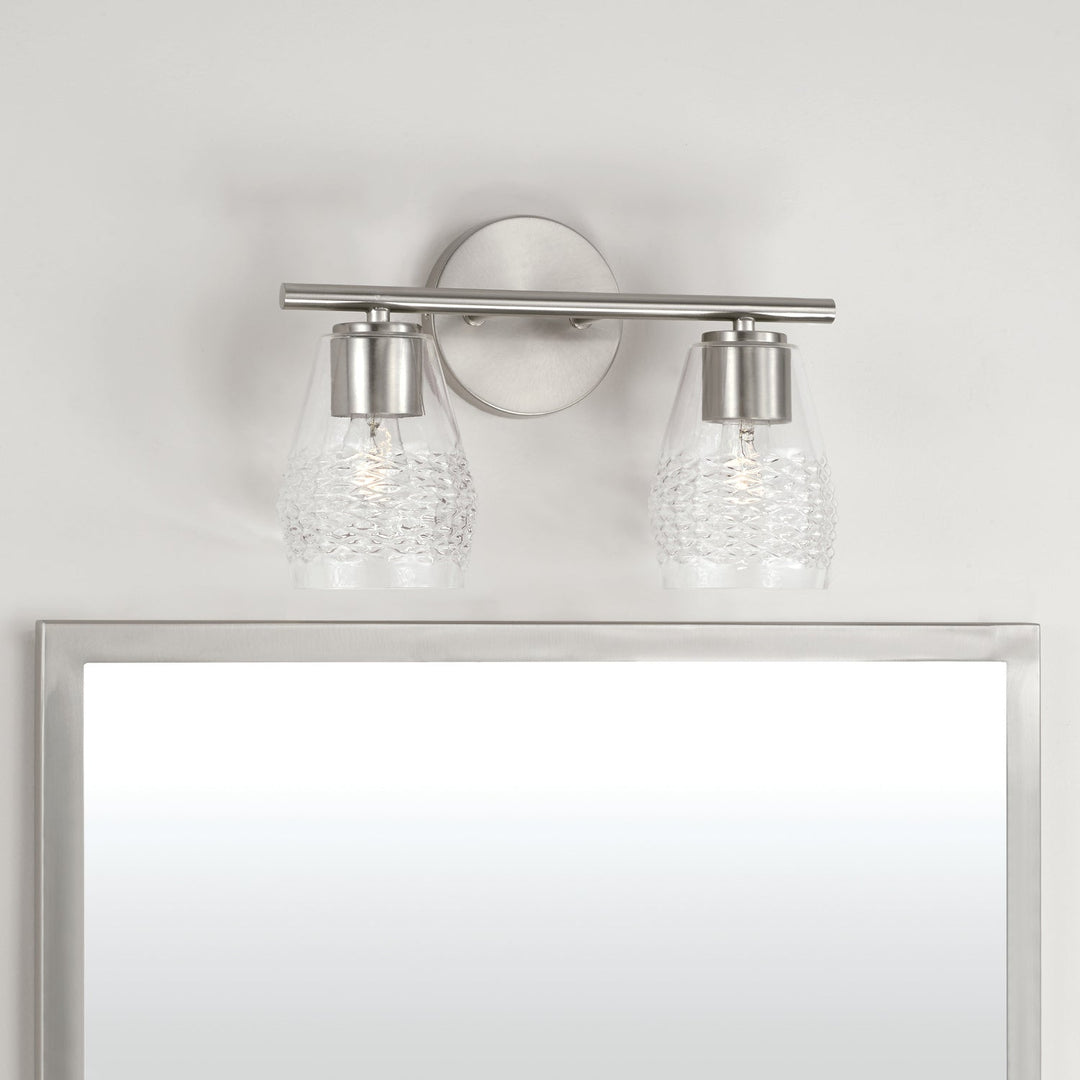Capital Dena 145021BN-524 Bath Vanity Light 14 in. wide - Brushed Nickel