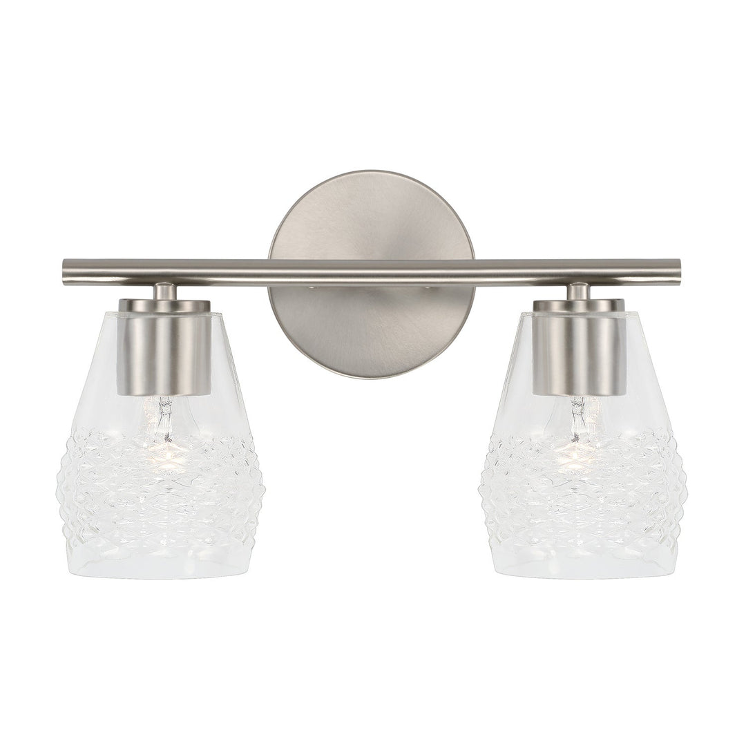 Capital Dena 145021BN-524 Bath Vanity Light 14 in. wide - Brushed Nickel