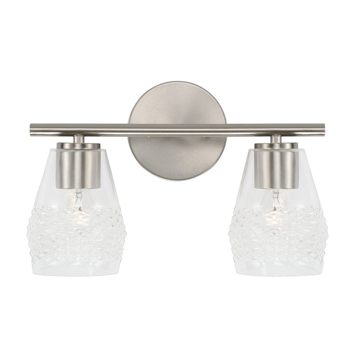 Capital Dena 145021BN-524 Bath Vanity Light 14 in. wide - Brushed Nickel