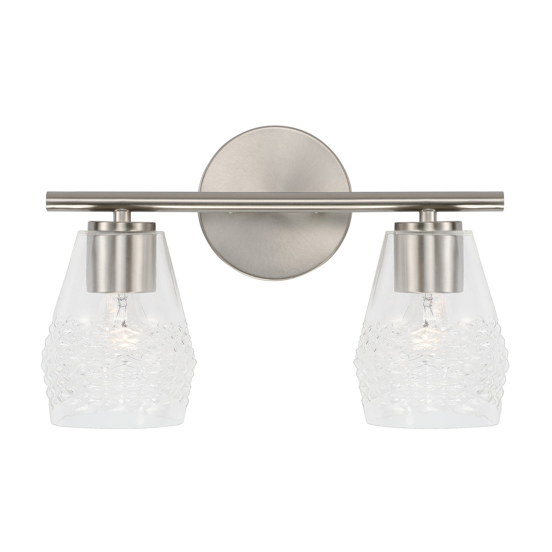 Capital Dena 145021BN-524 Bath Vanity Light 14 in. wide - Brushed Nickel