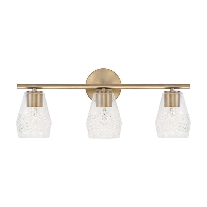 Capital Dena 145031AD-524 Bath Vanity Light 24 in. wide - Aged Brass