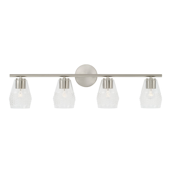 Capital Dena 145041BN-524 Bath Vanity Light 33 in. wide - Brushed Nickel