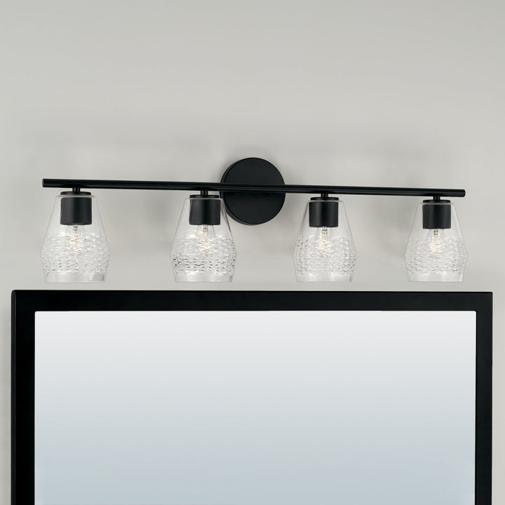 Capital Dena 145041MB-524 Bath Vanity Light 33 in. wide - Matte Black