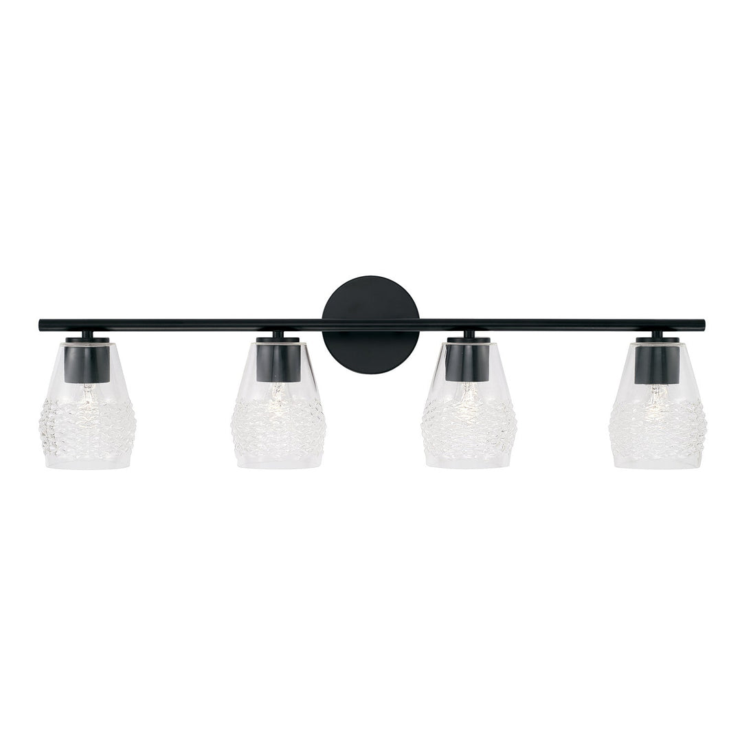 Capital Dena 145041MB-524 Bath Vanity Light 33 in. wide - Matte Black