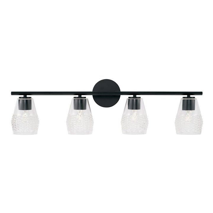 Capital Dena 145041MB-524 Bath Vanity Light 33 in. wide - Matte Black