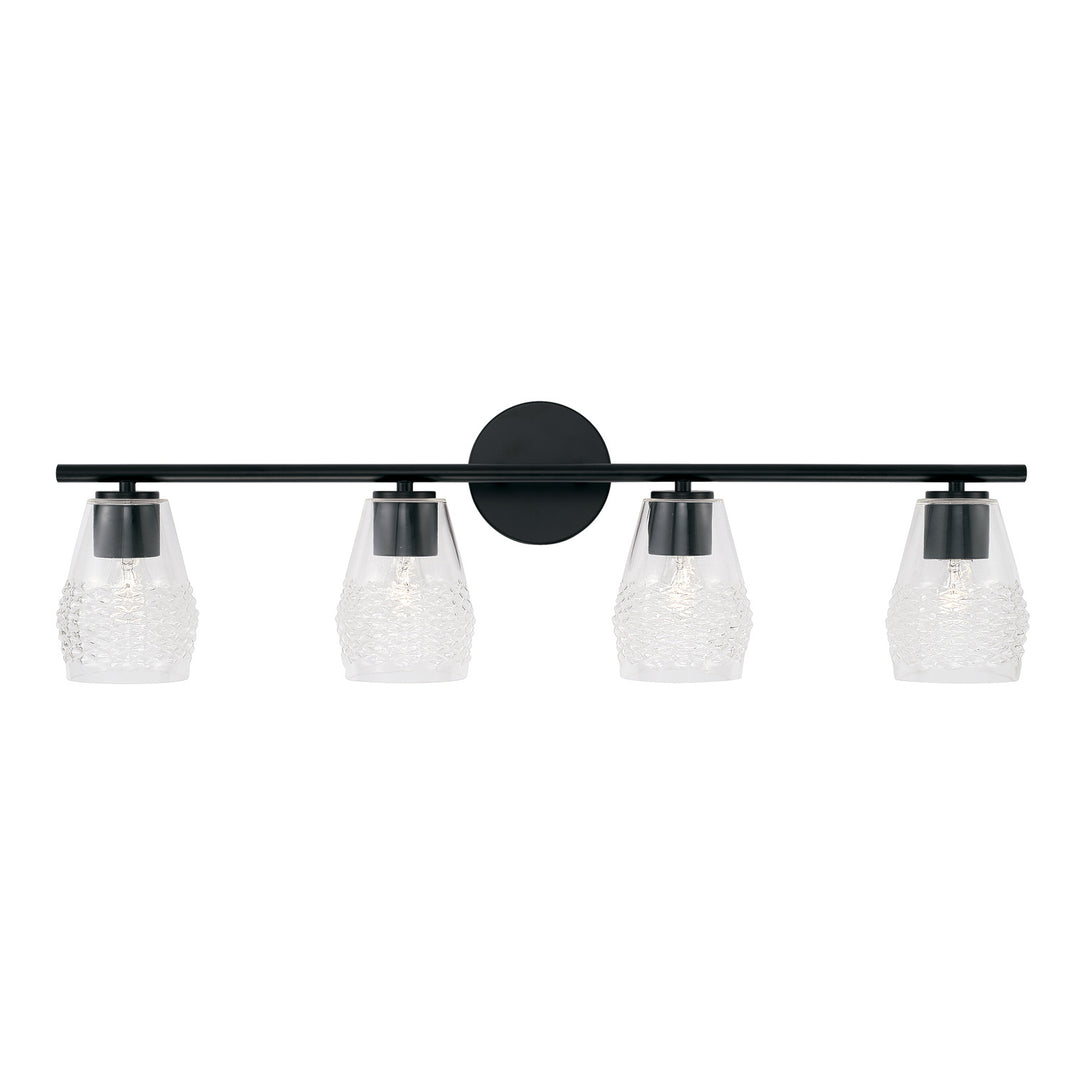 Capital Dena 145041MB-524 Bath Vanity Light 33 in. wide - Matte Black