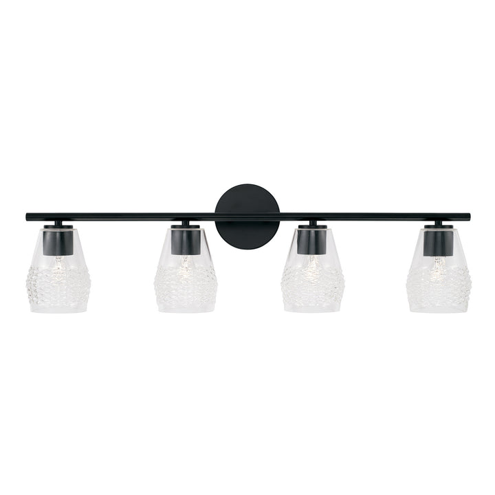 Capital Dena 145041MB-524 Bath Vanity Light 33 in. wide - Matte Black