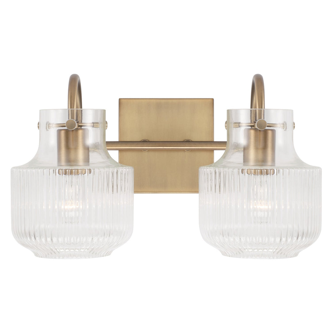 Capital Nyla 145121AD Bath Vanity Light 15 in. wide - Aged Brass