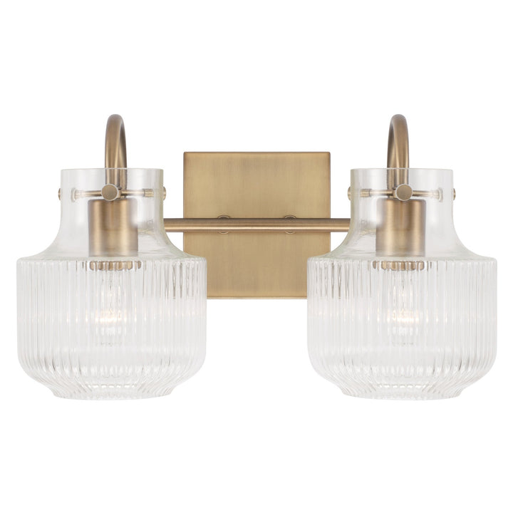 Capital Nyla 145121AD Bath Vanity Light 15 in. wide - Aged Brass