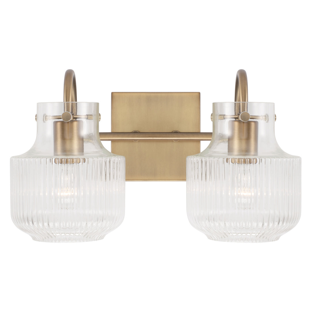 Capital Nyla 145121AD Bath Vanity Light 15 in. wide - Aged Brass