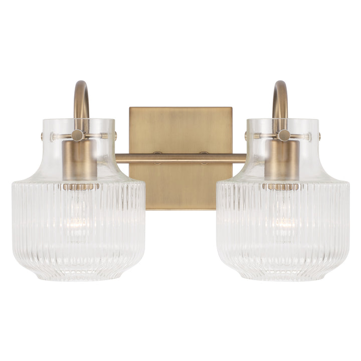 Capital Nyla 145121AD Bath Vanity Light 15 in. wide - Aged Brass