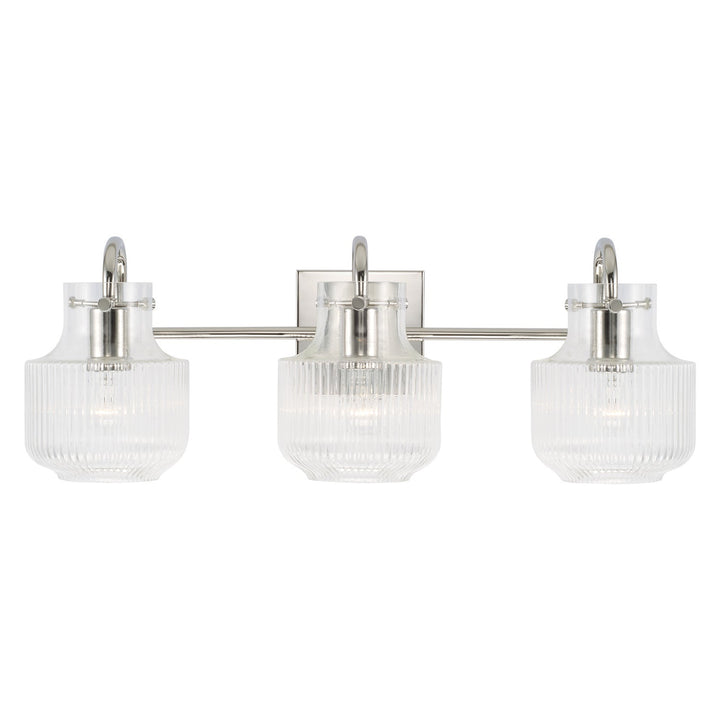 Capital Nyla 145131PN Bath Vanity Light 25 in. wide - Polished Nickel