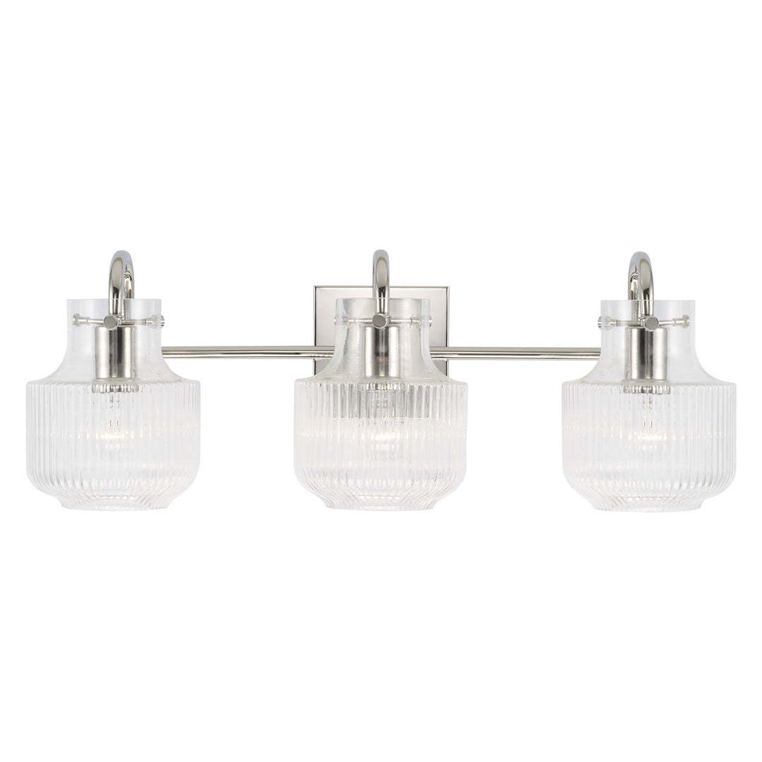 Capital Nyla 145131PN Bath Vanity Light 25 in. wide - Polished Nickel