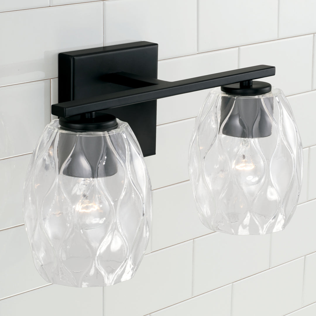 Capital Lucas 145321MB-525 Bath Vanity Light 14 in. wide - Matte Black