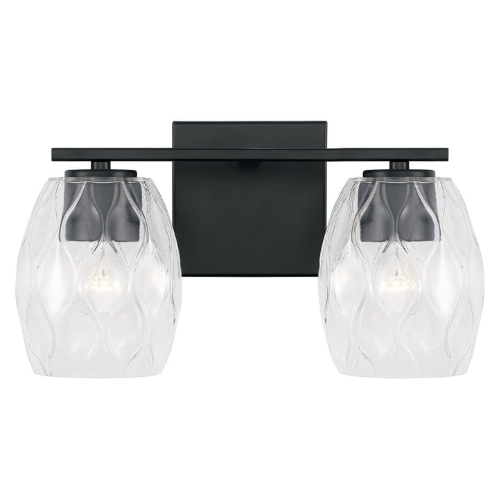 Capital Lucas 145321MB-525 Bath Vanity Light 14 in. wide - Matte Black