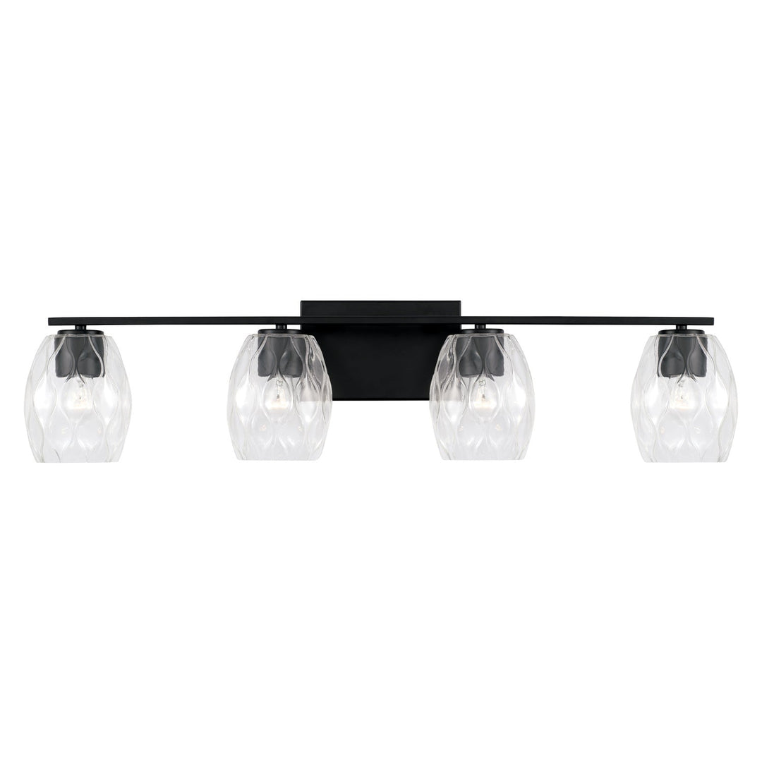 Capital Lucas 145341MB-525 Bath Vanity Light 34 in. wide - Matte Black